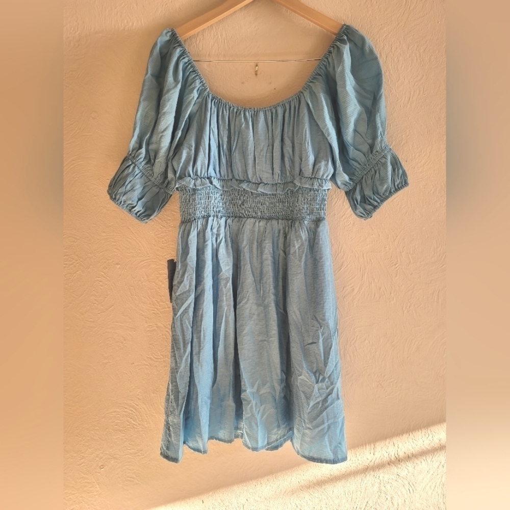 NSR, Sylvie Dress In Blue, Size Medium - Picture 4 of 10